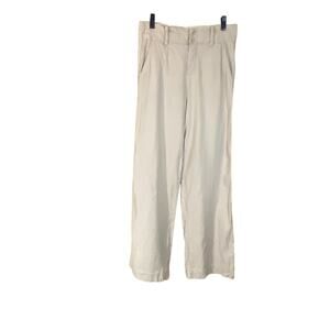 Vince Wide Leg Linen Blend Pants Beige Size 2